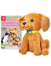 Диск Pups & Purrs Animal Hospital (код загрузки) + мягкая игрушка (собака) [Switch]