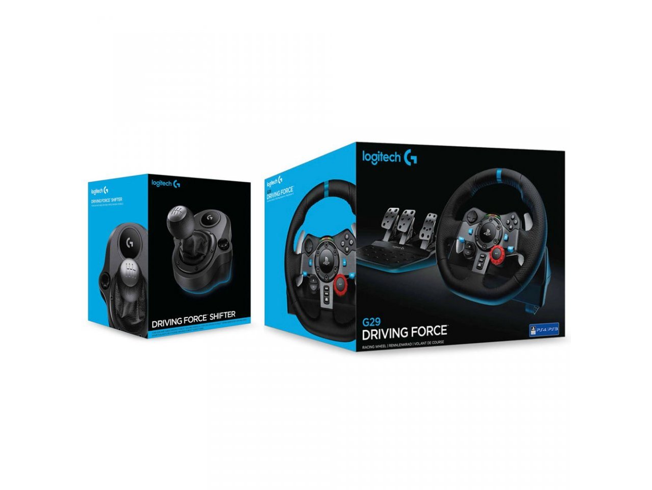 Руль Logitech G29 Driving Force + переключатель передач Driving Force  Shifter купить на PS4 | GAMEBUY